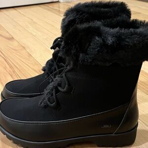 JBU FAUX FUR BOOTS SIZE (7).